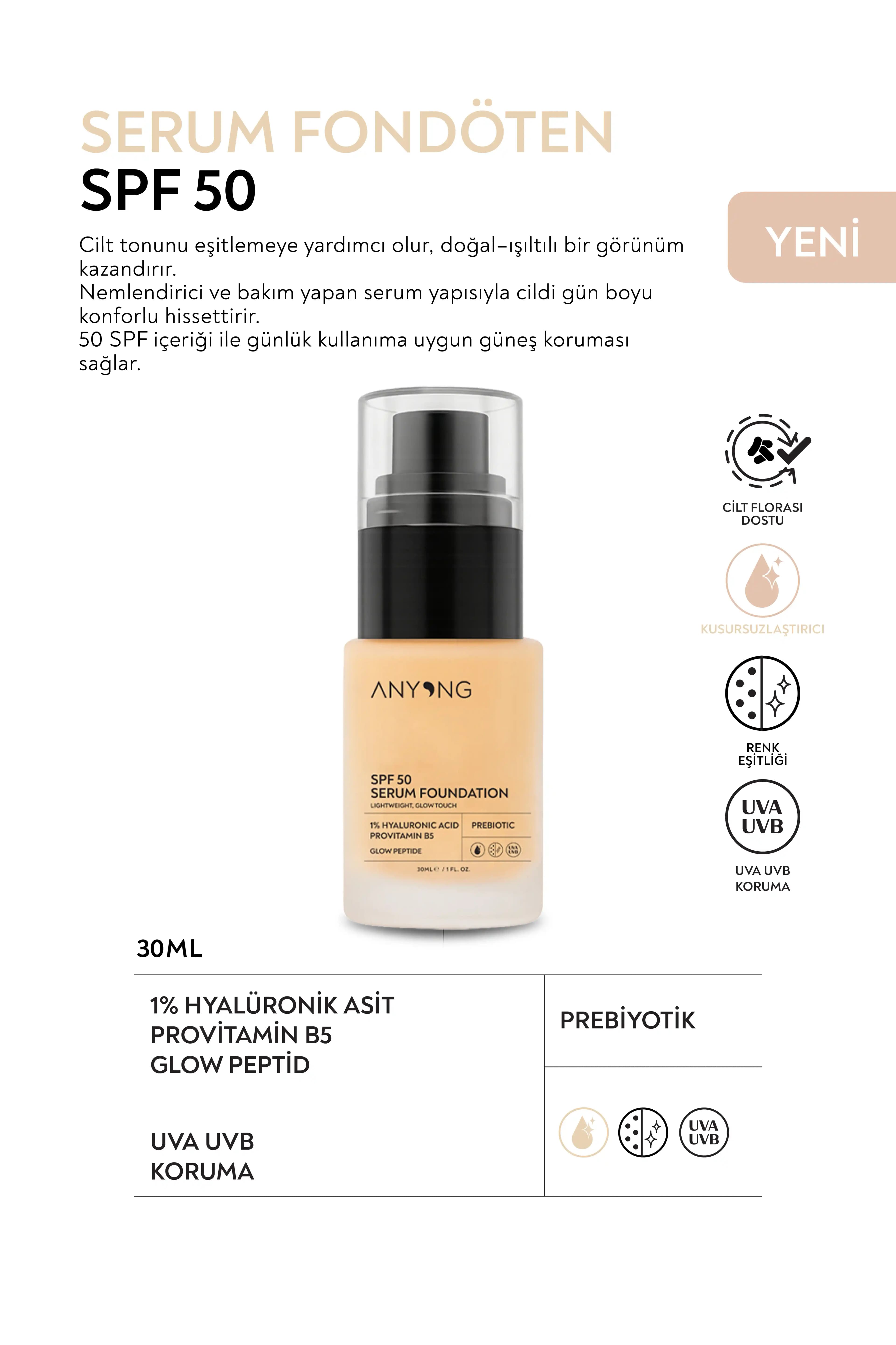 Güneş Koruyucu SPF 50 İçeren Fondöten Serumlar ve Cilt Sağlığı Üzerindeki Etkileri
