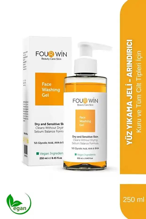 Hassas Ciltler İçin Güvenilir Jel Temizlik ve Bakım Ürünü Four Win Hassas Cilt Jeli