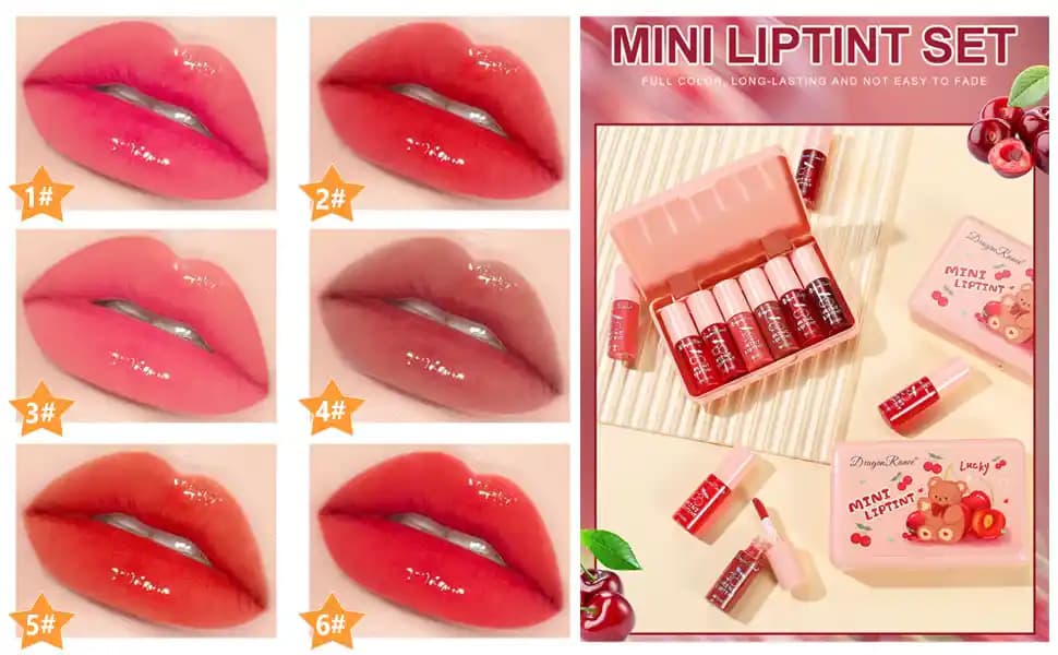 Japon Mini Lip Tint Serisi: Doğal Görünüm ve Uzun Süre Kalıcılık Sağlayan Dudak Makyajı Ürünü