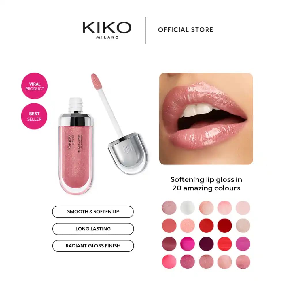 Kiko Milano 3D Hydra Lip Gloss: Parlaklık ve Hacim Sağlayan Dudak Parlatıcısı