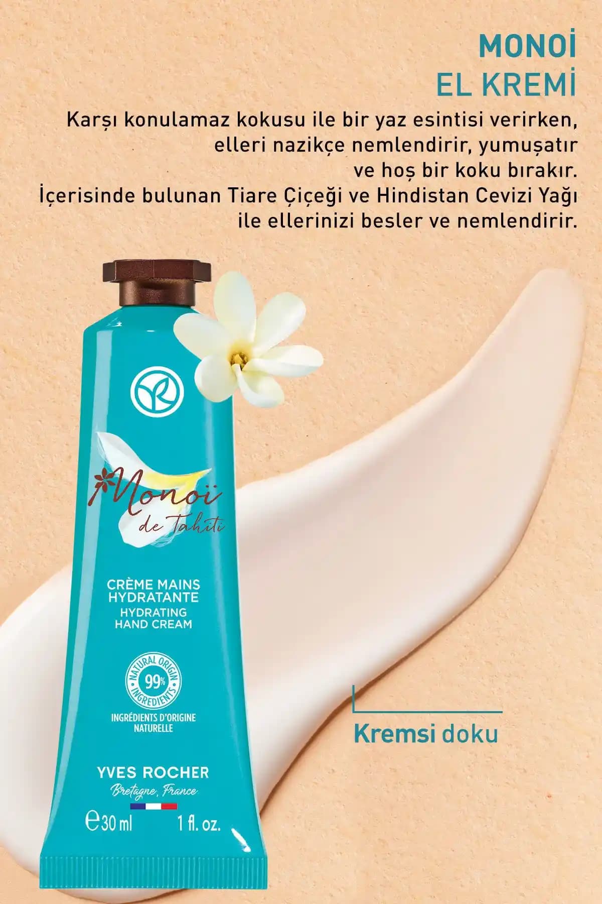 Kokulu El Kremi Monoi Formülü: Doğal ve Etkili Nemlendirme Deneyimi