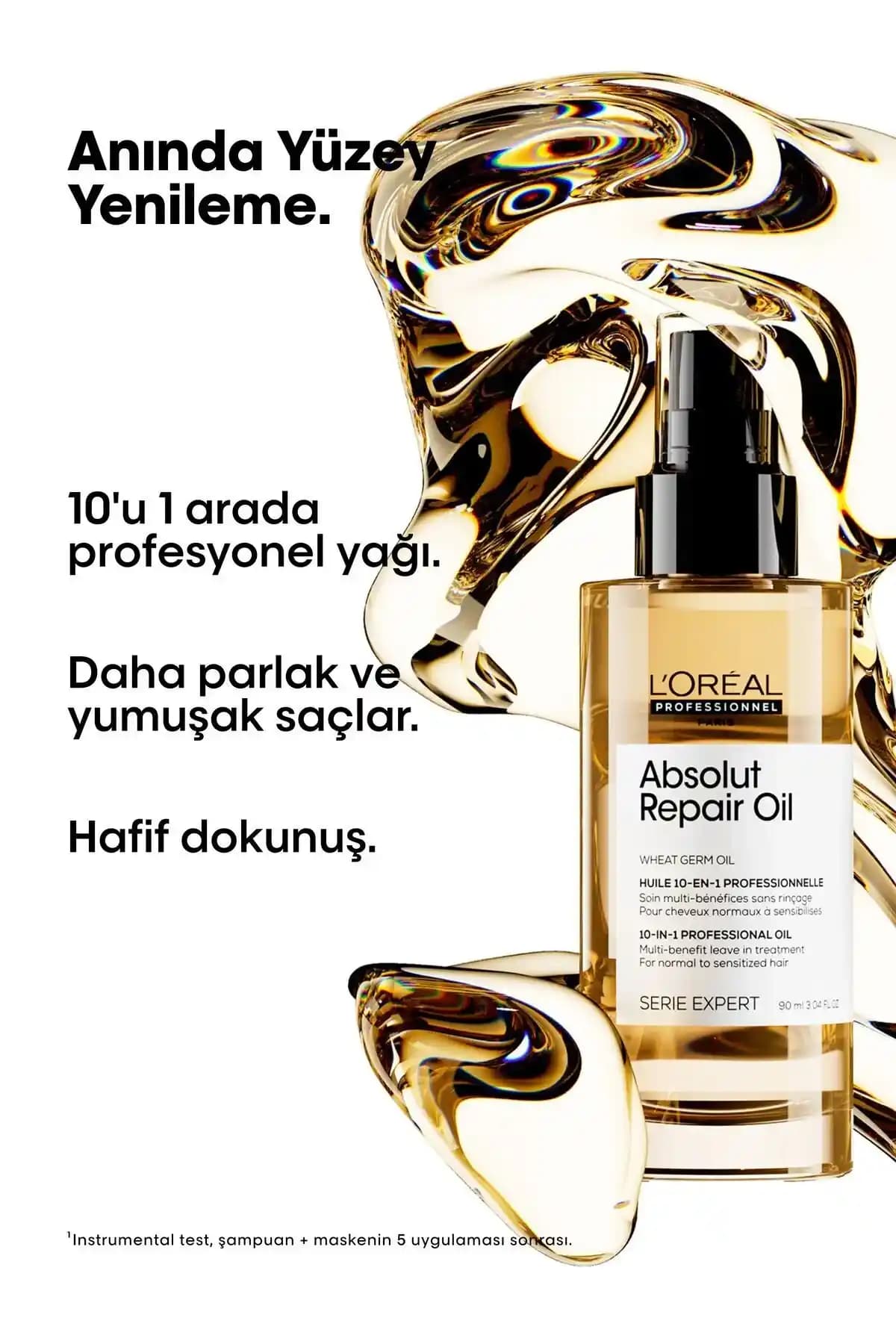 L'Oréal Absolut Repair Sac Bakım Yağı: Hasar Görmüş Saçlar İçin Güç ve Canlılık Sağlayan Çözüm