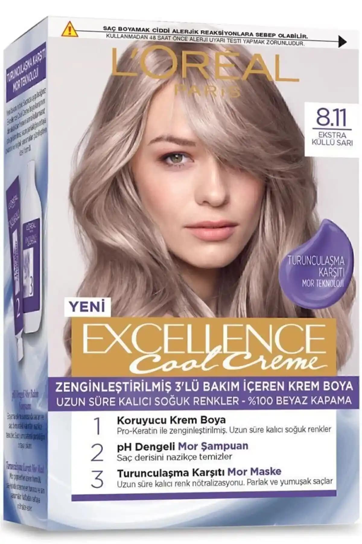 L'Oreal Paris Excellence Cool Creme Saç Boyası: Renk ve Kalıcılıkta Güçlü Bir Seçenek