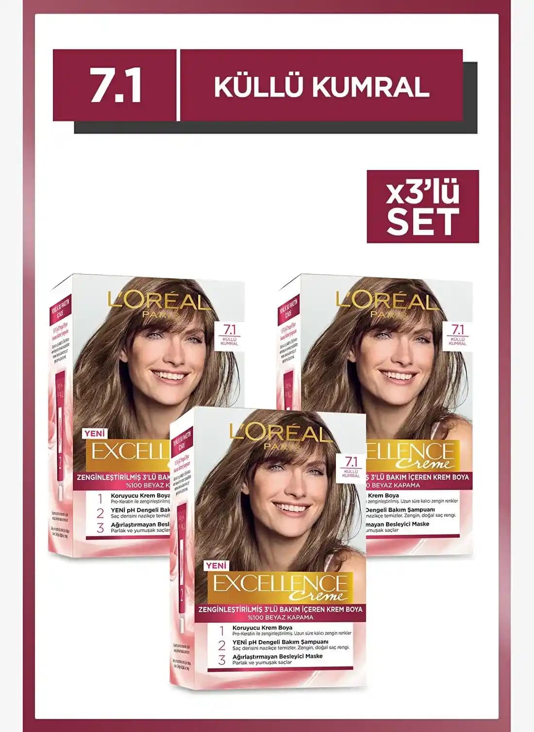 L'Oréal Paris Kalıcı Küllü Kumral Saç Boyası: Doğal ve Kalıcı Renk Seçeneği