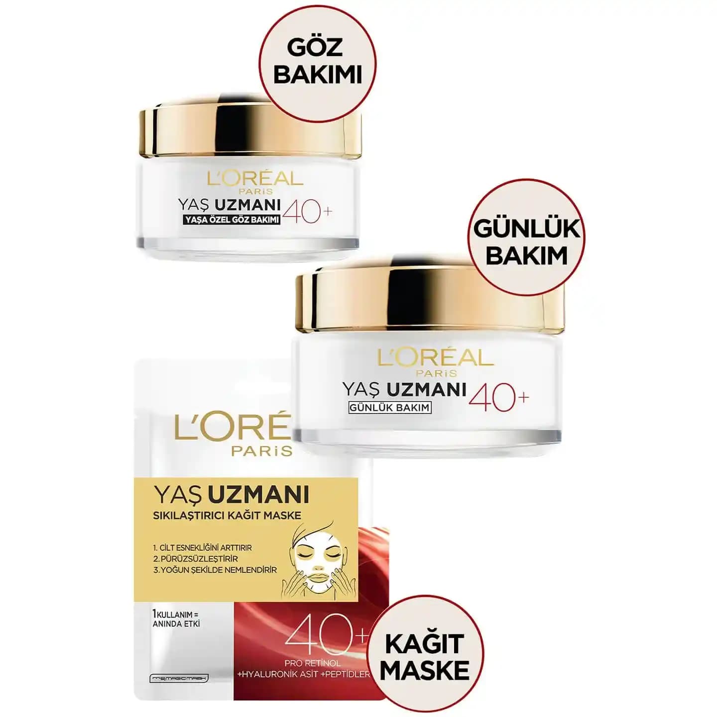 L'Oréal Paris Yaş Uzmanı Sıkılaştırıcı Ürünler: Elastikiyet ve Sıkılık Artırıcı Çözümler