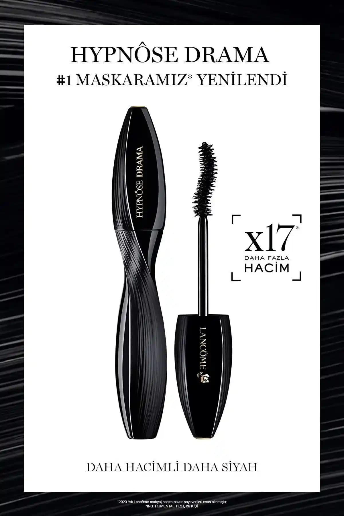 Lancome Hypnose Drama Maskara ile Dolgun ve Uzun Kirpiklere Ulaşın