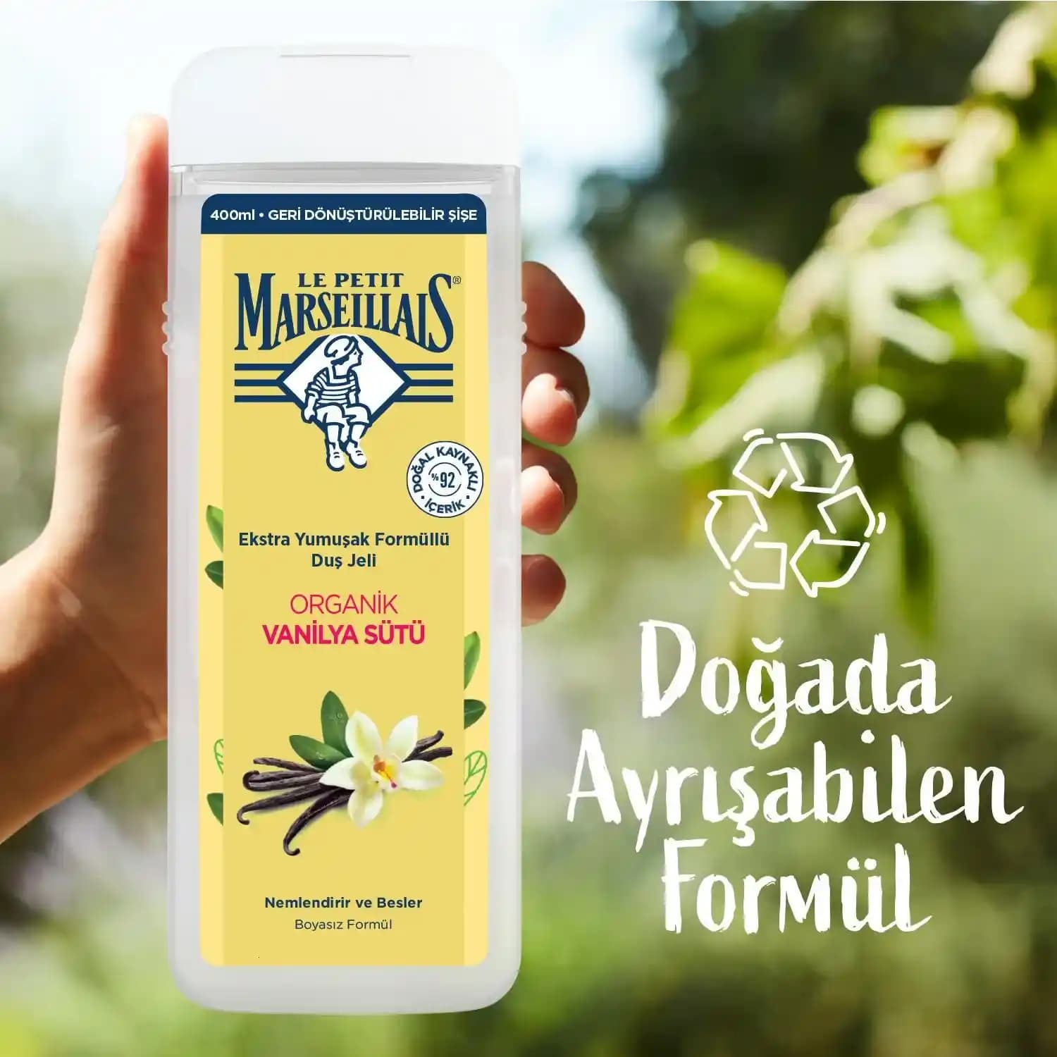 Le Petit Marseillais Vanilya Sütlü Duş Jeli: Doğal ve Rahatlatıcı Temizlik Deneyimi