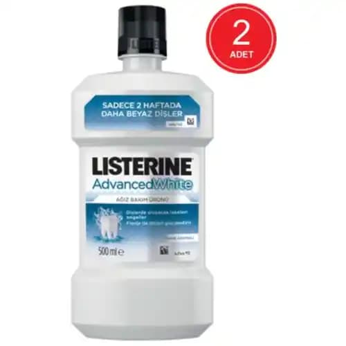 Listerine Advanced White Diş Beyazlatıcı Ağız Suyu ile Güvenli ve Etkili Beyazlık Sağlama