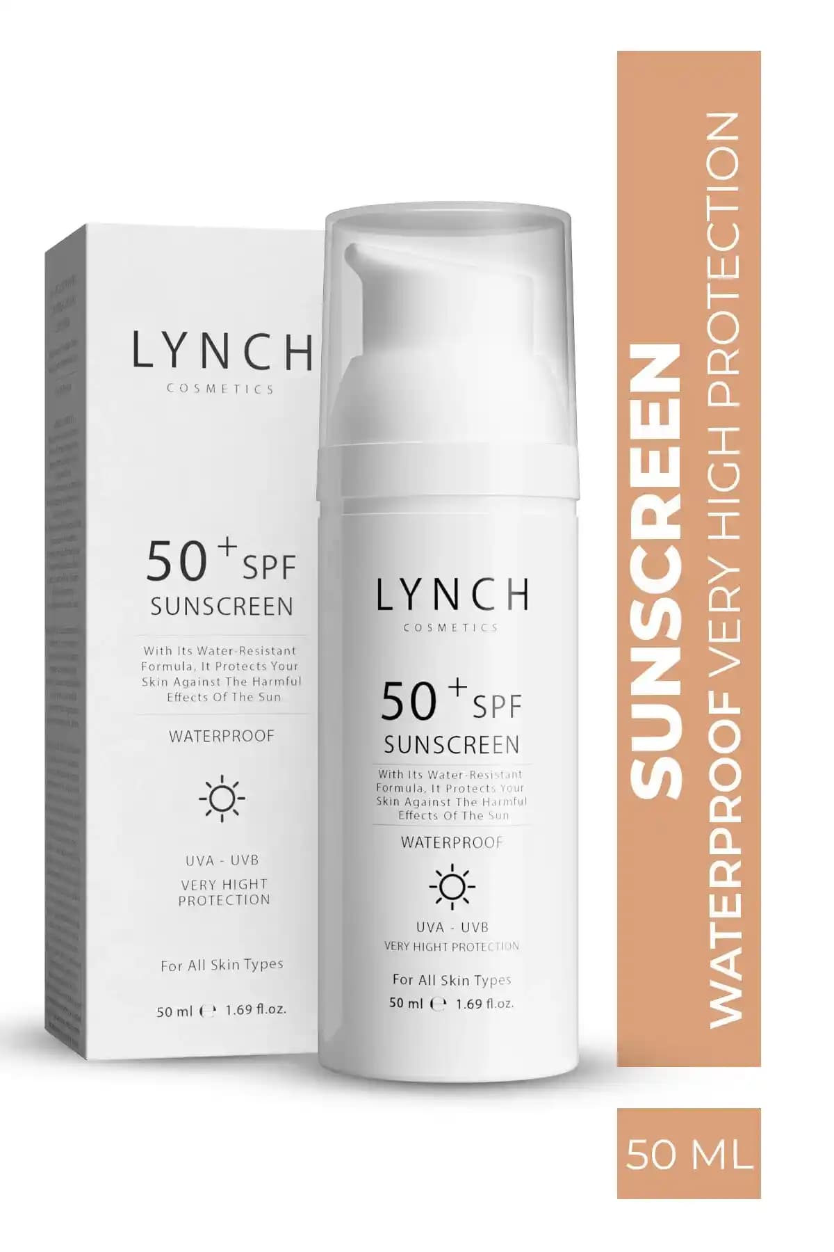 Lynch Cosmetics 50 SPF Suya Dayanıklı Güneş Kremi: Yüksek Koruma ve Günlük Kullanım Uygunluğu