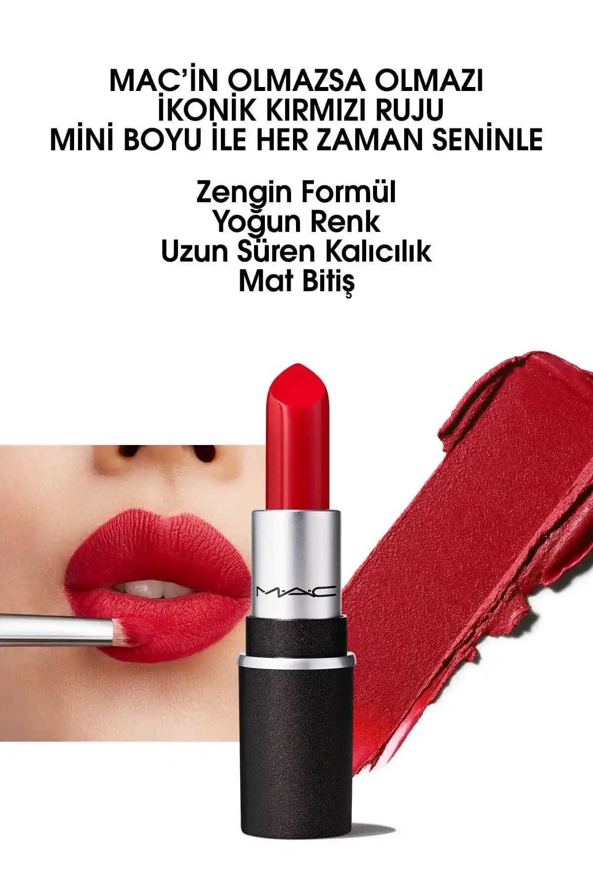 MAC Mini Ruby Woo Ruj Özellikleri ve Makyajda Kullanım İpuçları