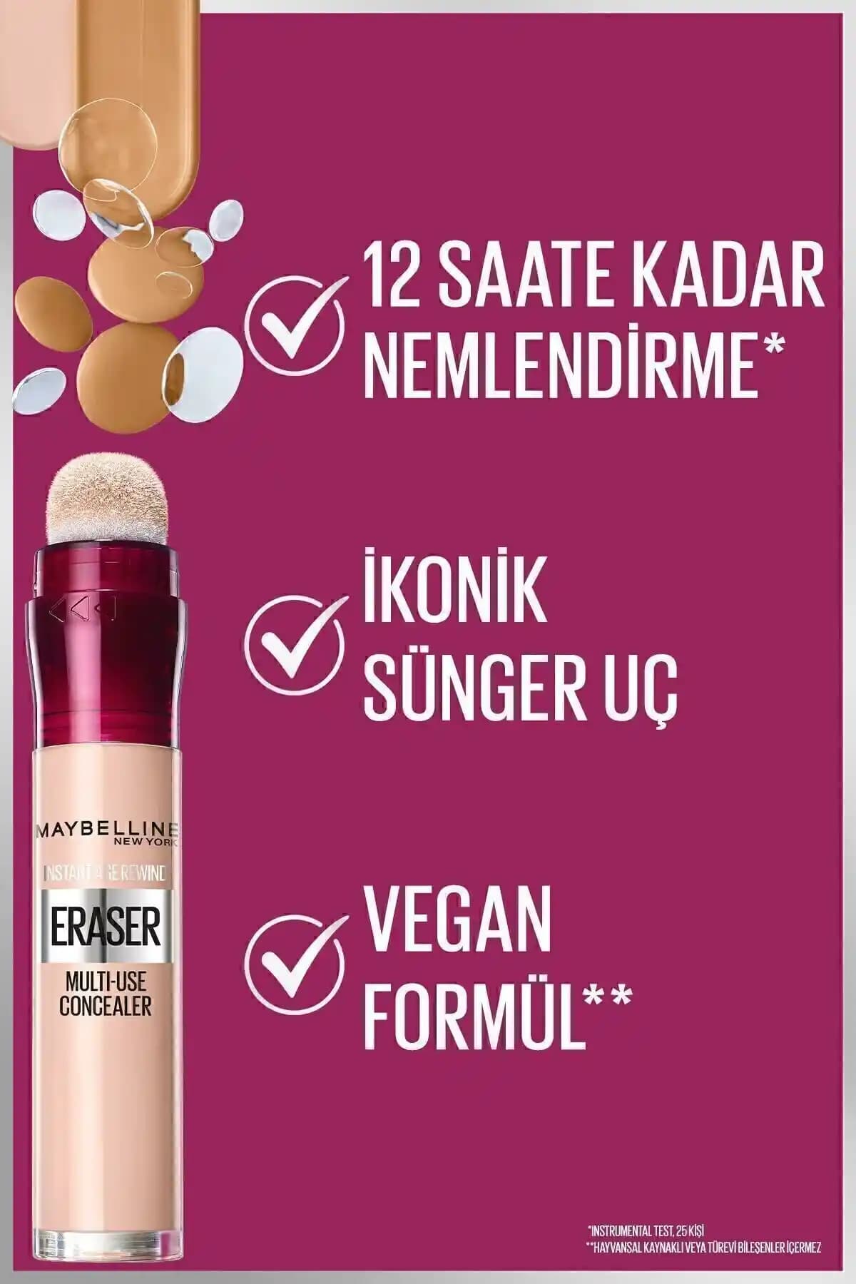 Maybelline 01 Light Kapatıcı: Yaşlanma Karşıtı ve Doğal Görünüm İçin Etkili Makyaj Ürünü