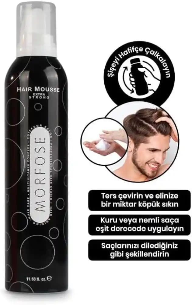 Morfose Extra Strong Saç Köpükleri ile Uzun Süre Kalıcı ve Hacimli Saç Şekillendirme