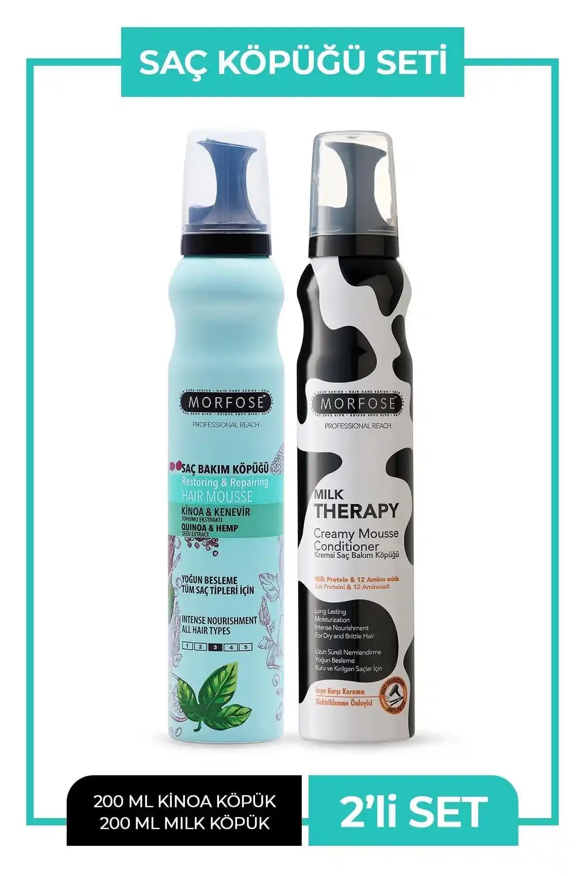 Morfose Yenilikçi Saç Bakım Köpüğü ile Hacim ve Kolay Şekil Alabilme Özelliği