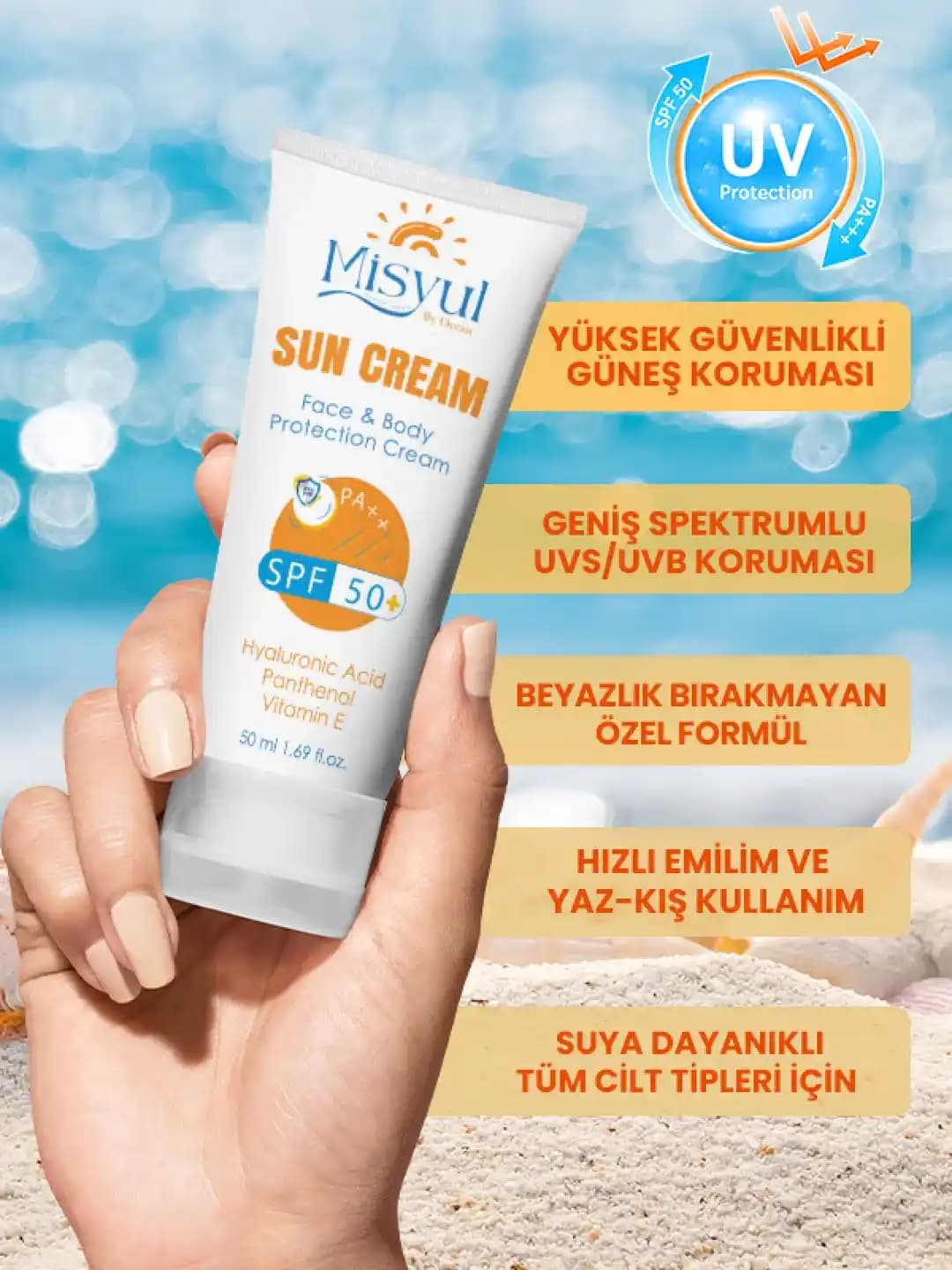 Nazik Formüllü Nemlendirici Güneş Kremi: Hassas Ciltler İçin Günlük Koruma ve Nem Sağlar