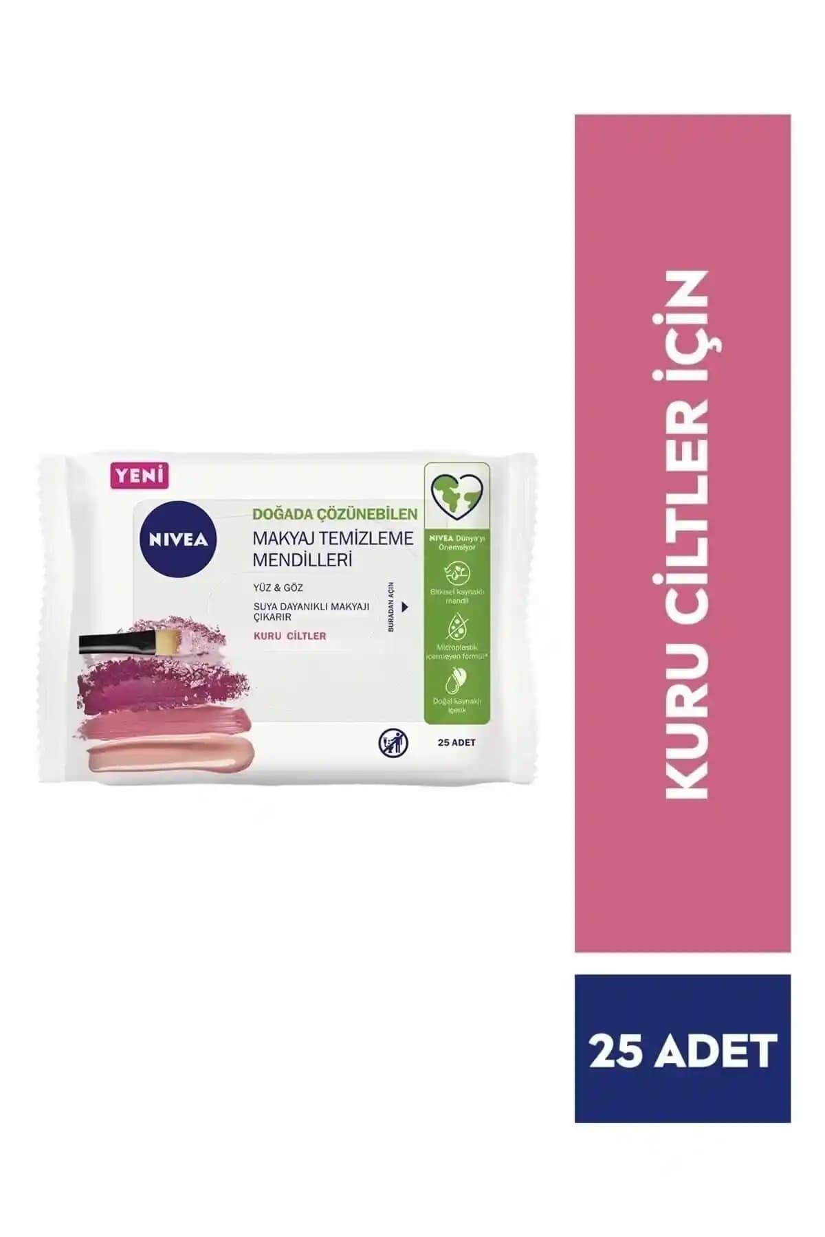 Nivea Kuru Ciltler İçin Nazik Temizleme Mendili ve Nemlendirici Özellikleri