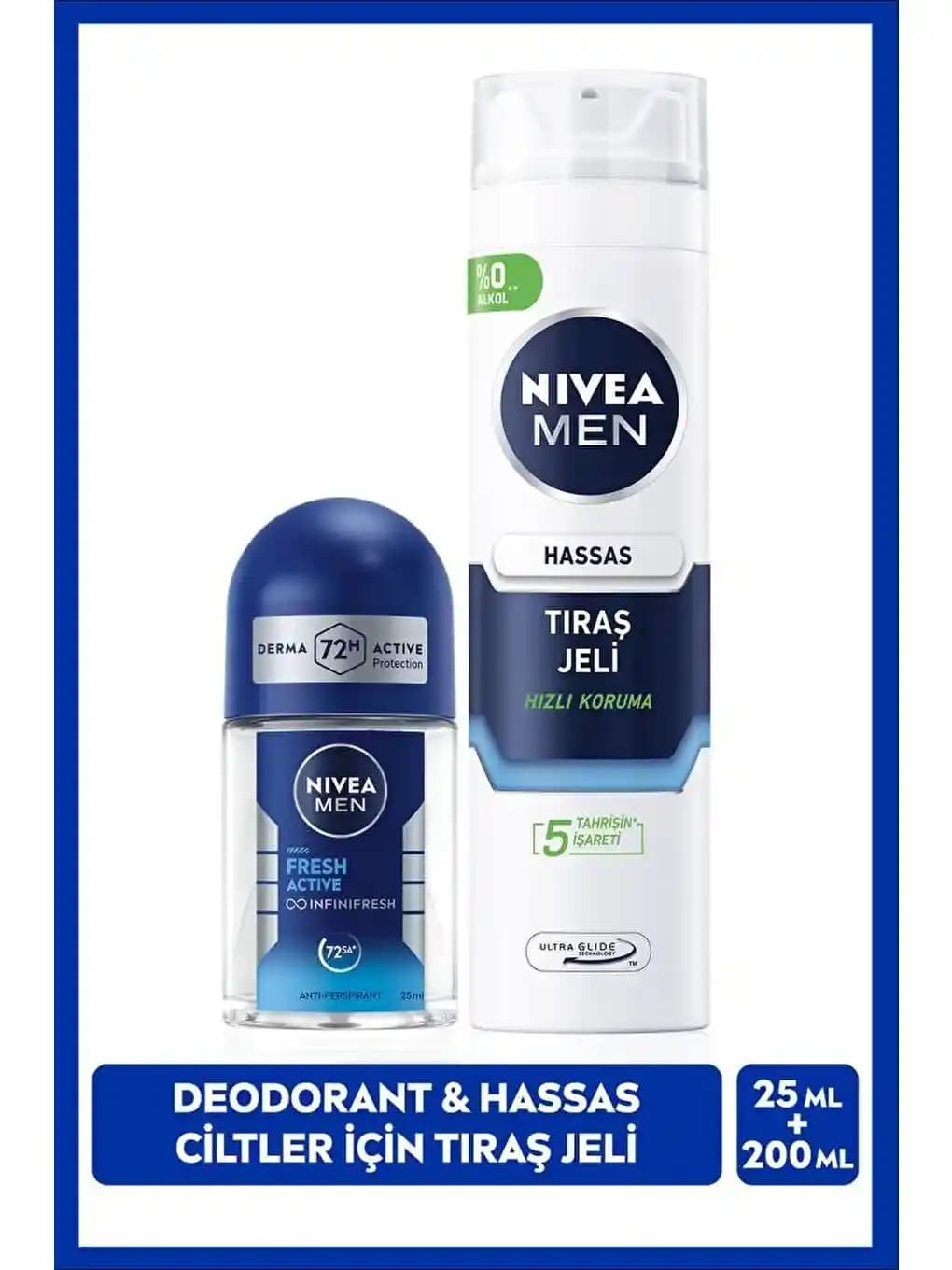 Nivea Men Tıraş Jeli: Hassas Ciltler İçin Tahrişi Azaltan Rahatlatıcı Formül