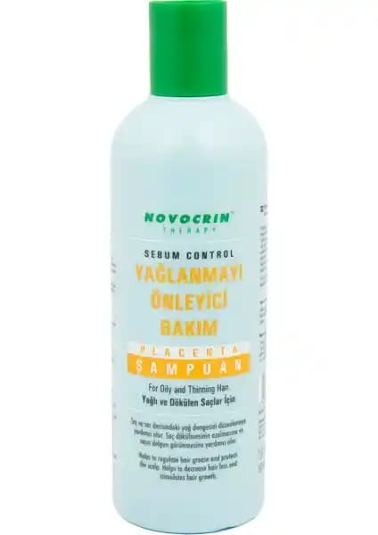 Novocrin Yağlı Saçlar İçin Bakım Şampuanı: Sebum Dengeleyici ve Parlaklık Artırıcı