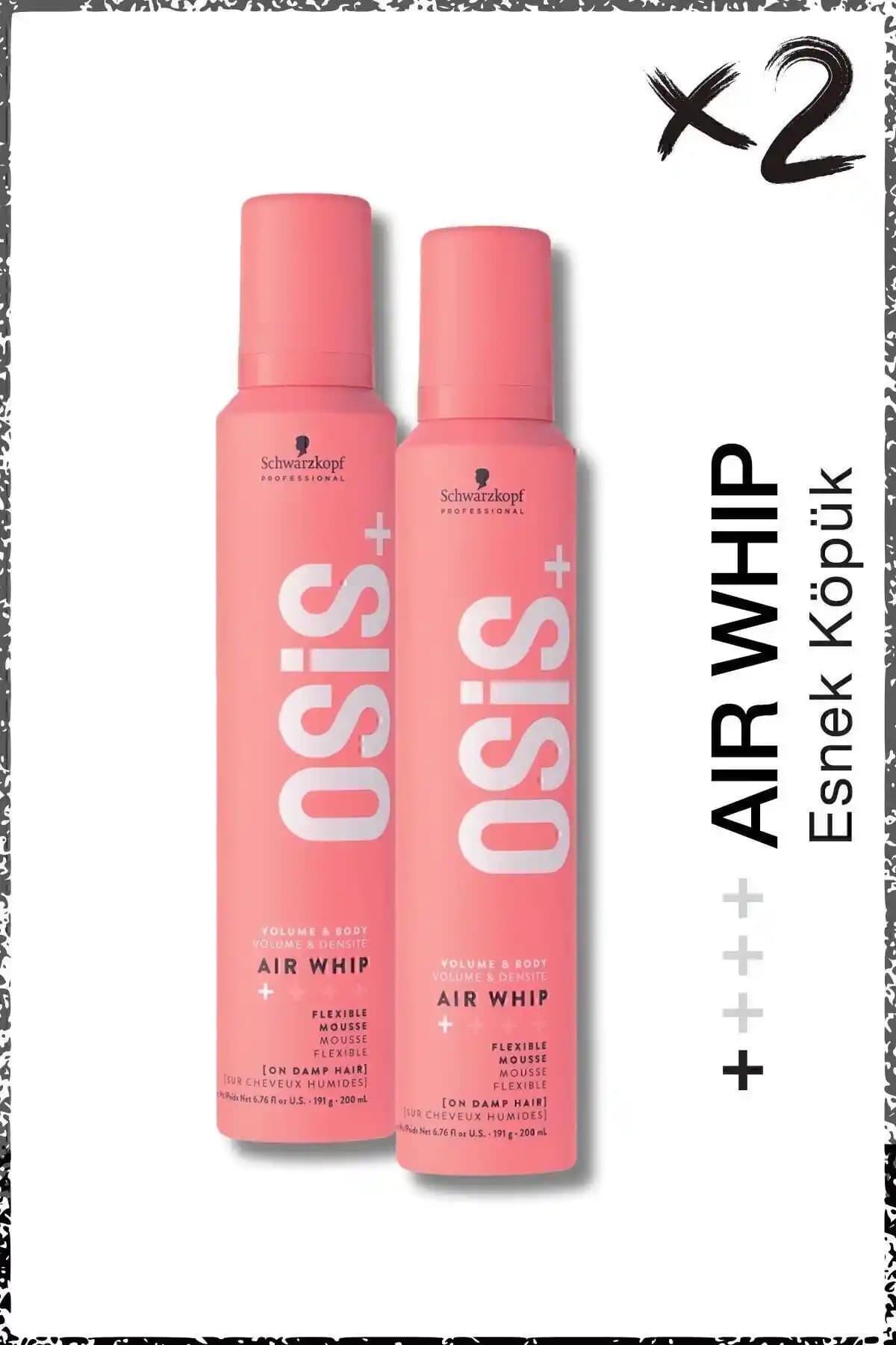 OSIS Air Whip Saç Hacim Köpüğü ile Doğal ve Kalıcı Dolgunluk Sağlama