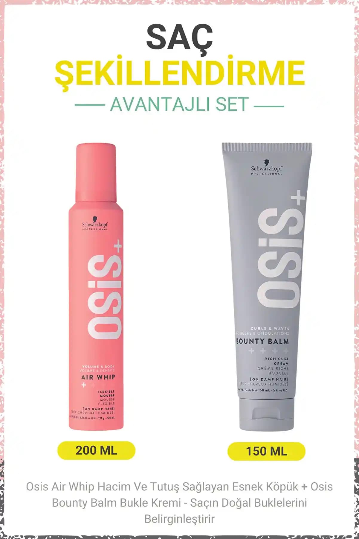 Osis Esnek Köpük ile Hacim ve Tutuşu Güçlendiren Saç Bakım Ürünü