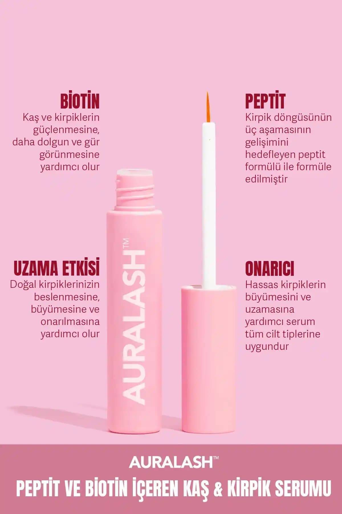 Peptit Kompleksi İçeren Kirpik Serumu ile Güçlü ve Sağlıklı Kirpik Bakımı