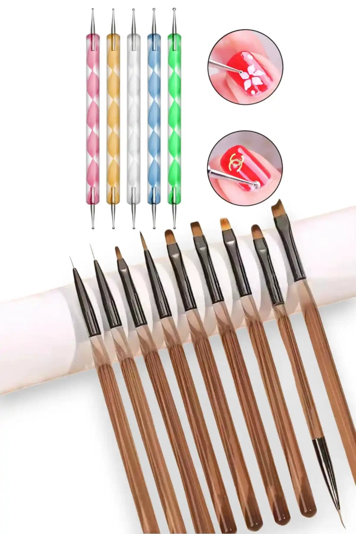 Profesyonel Tırnak Süsleme Fırça ve Kalemleri ile Nail Art Tasarımında Güncel Trendler ve Teknikler