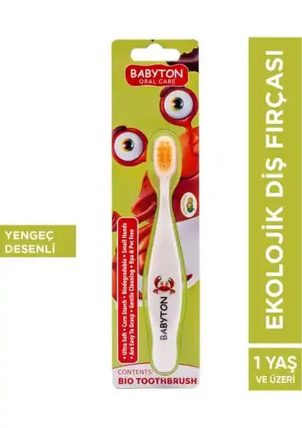 Babyton Ekolojik Yengeç Diş Fırçası: Bebekler İçin Güvenli ve Çevre Dostu Ağız Bakım Çözümü