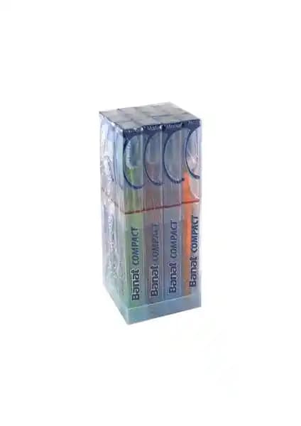 Banat Diş Fırçası 12'li Paket Orta Sertlik ve Renk Seçenekleriyle Sağlıklı Gülüşler İçin