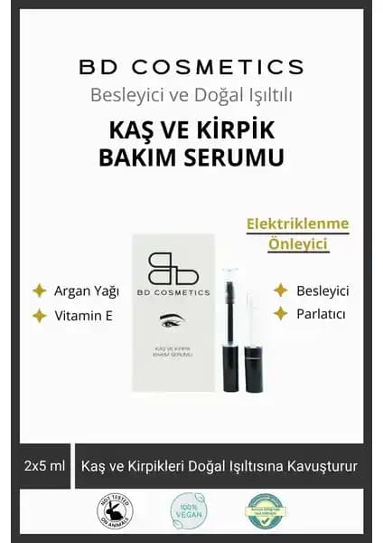 BD Cosmetics Kaş ve Kirpik Serumu Doğal İçeriklerle Güçlendirilmiş Bakım Ürünü