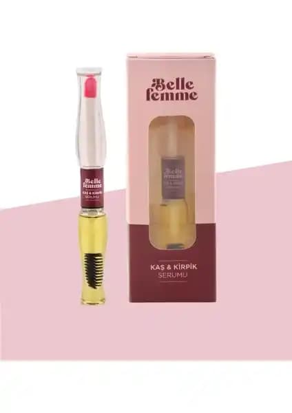 Belle Femme Kaş ve Kirpik Serumu Doğal İçeriklerle Güçlendirme ve Uzama Destekli Bakım Ürünü