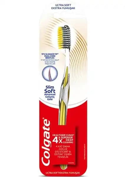 Colgate Mikro İnce Gelişmiş Gold Charcoal Diş Fırçası Hassas ve Derin Temizlik İçin Uygun