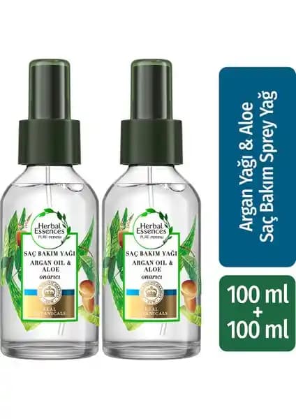 Herbal Essences Argan Yağlı Onarıcı Saç Bakım Yağı ile Sağlıklı ve Parlak Saçlar