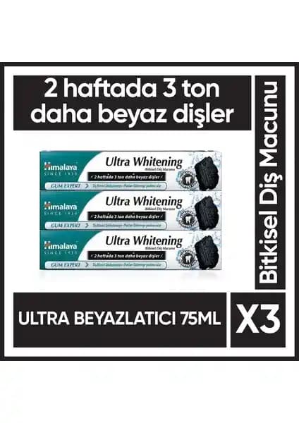 Himalaya 1930 Ultra Whitening Bitkisel Diş Macunu Doğal Beyazlatma ve Ağız Sağlığı İçin