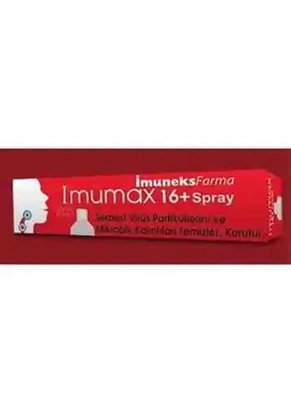 İmuneks Imumax 16+ Sprey: Güçlü ve Doğal Boğaz Koruyucu Çözüm