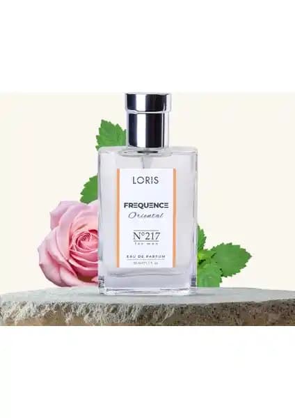 Loris E-217 Erkek Parfümü: Odunsu ve Floral Notalarla Kalıcı ve Zarif Koku Deneyimi
