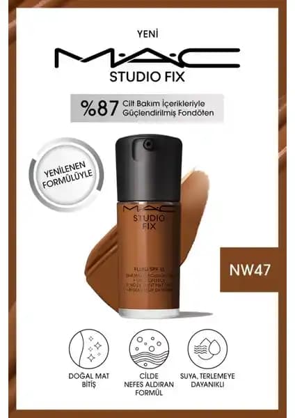 Mac 24 Saate Kadar Kalıcı ve Mac Studio Fix Fluid Mini Fondöten Karşılaştırması