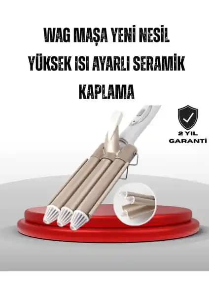 Najmaddin Profesyonel Bukle Maşası Ayarlanabilir Isı Özelliğiyle Mükemmel Saç Şekillendirme