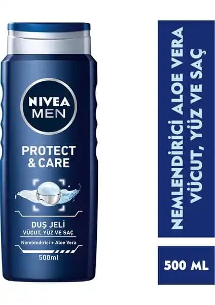 Nivea Men Protect&Care Duş Jeli: Erkekler İçin Çok Yönlü Temizlik ve Nemlendirme Ürünü