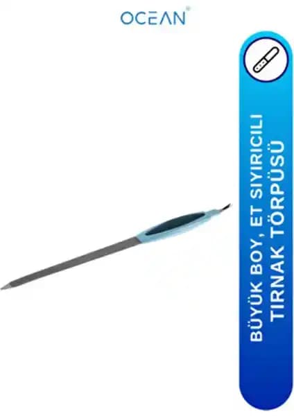 Ocean Çift Taraflı Profesyonel Tırnak Bakım Aracı Tırnak Et Sıyırıcı ve Törpü 227