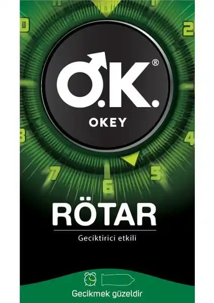Okey Rötar Prezervatif 10'lu Güvenli ve Test Edilmiş Cilt Dostu Koruma Seçeneği