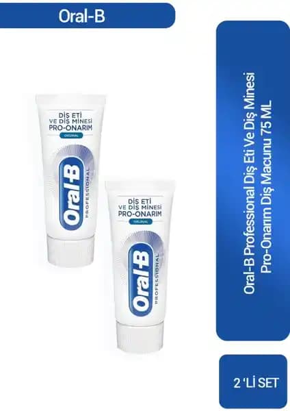 Oral-B Professional Onarıcı Diş Macunu: Diş Mine Güçlendirme ve Hassasiyet Azaltıcı Etkiler