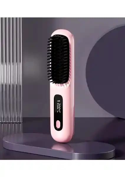 Pluzz Taşınabilir İyonik Saç Şekillendirici ve Düzleştirici Fön Tarağı Özellikleri