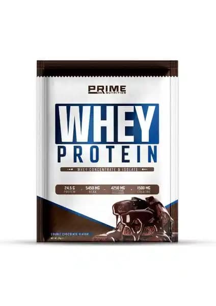 Prime Nutrition Whey Protein 33 gr Double Chocolate Sporcu ve Aktif Yaşam İçin Güçlü Destek