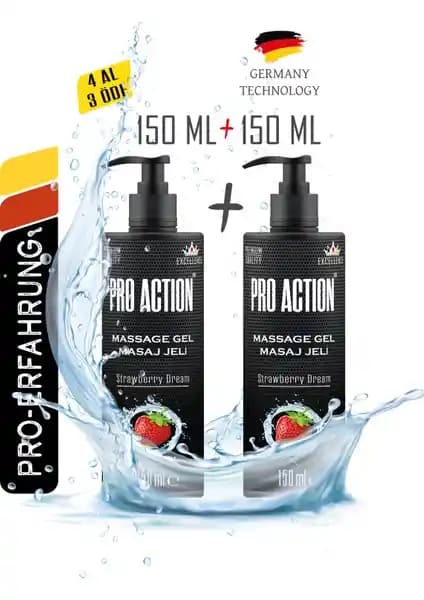 Pro Action Jel 2'li Strawberry - Yüksek Kalite ve Ferahlatıcı Aromayla Güvenilir Kayganlaştırıcı