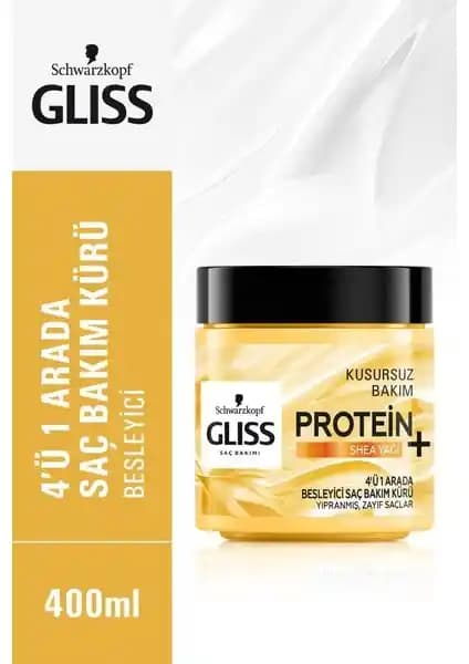 Schwarzkopf Gliss 4'ü 1 Arada Saç Bakım Kürü: Doğal ve Çok Yönlü Güçlendirici Çözüm