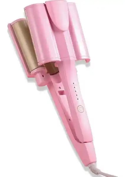 Serenity Haven Pembe Derin Wag Tipi Saç Maşası: Şık ve Kullanışlı Saç Şekillendirme Aleti