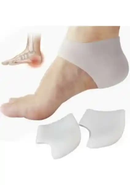 Trajanis Silikon Topuk Çorabı Beyaz: Ayak Sağlığını Destekleyen Konforlu Tasarım