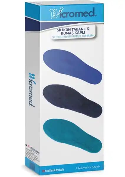 Wicromed Kumaş Kaplı Silikon Tabanlık: Ayak ve Bacak Sağlığını Destekleyen Konfor Çözümü