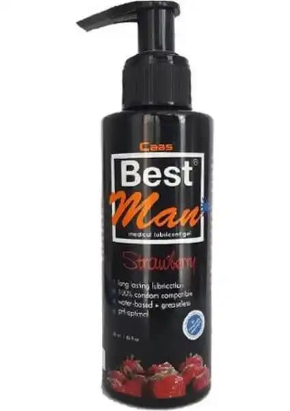 Zevkli Sepet Best Man 150ML Çilek Aromalı Medikal Onaylı Lubrikan Jel