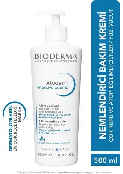 Bioderma Atoderm Intensive Balm ile Kuru Ciltler İçin Etkili Nemlendirme Çözümü