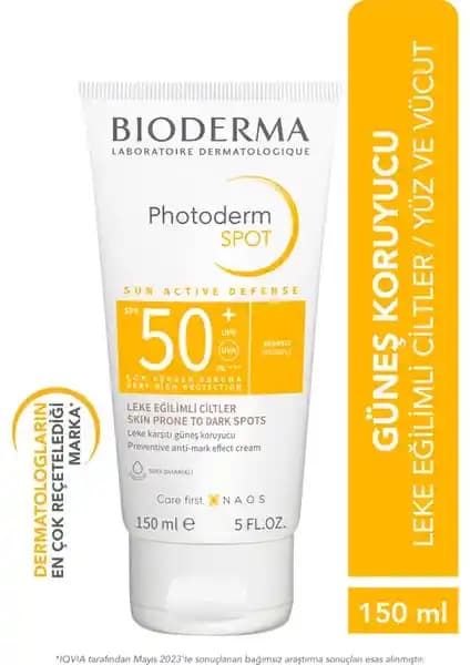 Bioderma Photoderm SPOT SPF50+ Güneş Kremi ile Yüksek Koruma